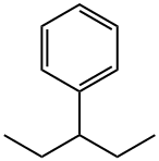 3-苯基戊烷,1196-58-3,结构式