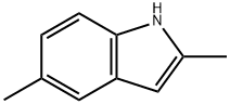 2,5-ジメチル-1H-インドール 化学構造式
