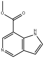 1H-Pyrrolo[3,2-c]pyridine-7-carboxylic acid, Methyl ester Structure