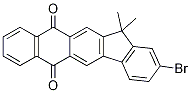 2-溴-13,13'-二甲基-13H-茚并[1,2-B]蒽-6,11-二酮,1196107-73-9,结构式