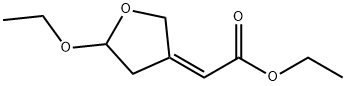 Acetic acid, (5-ethoxydihydro-3(2H)-furanylidene)-, ethyl ester, (Z)- (9CI) 结构式