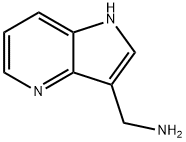 (1H-ピロロ[3,2-B]ピリジン-3-イル)メタンアミン 化学構造式