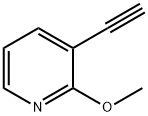 3-エチニル-2-メトキシピリジン 化学構造式