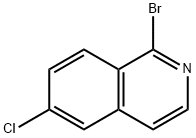 1-BROMO-6-CHLORO-ISOQUINOLINE Structure