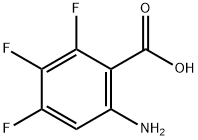 Benzoic acid, 6-aMino-2,3,4-trifluoro- Structure