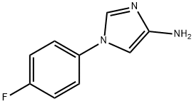 1 - (4 - 氟苯基)-1H -咪唑-4 - 胺, 1196151-78-6, 结构式