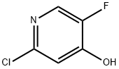 2-chloro-5-fluoropyridin-4-ol Struktur