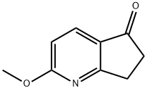 2-Methoxy-6,7-dihydro-5H-cyclopenta[b]pyridin-5-one Struktur