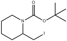 tert-butyl 2-(iodomethyl)piperidine-1-carboxylate Struktur