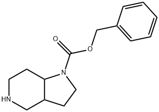 1H-Pyrrolo[3,2-c]pyridine-1-carboxylic acid, octahydro-, phenylMethyl ester Structure