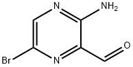 3-amino-6-bromopyrazine-2-carbaldehyde Structure