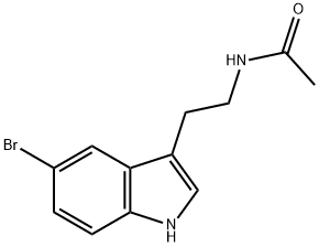 N-ACETYL-5-BROMOTRYPTAMINE Structure