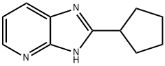 2-CYCLOPENTYL-1H-IMIDAZO[4,5-B]PYRIDINE Struktur