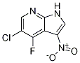 5-氯-4-氟-3-硝基-1H-吡咯[2,3-B]吡啶 结构式