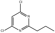4,6-DICHLORO-2-PROPYL-PYRIMIDINE Struktur