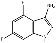 4,6-Difluoro-1h-indazol-3-amine Structure