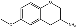 2H-1-BENZOPYRAN-3-AMINE,3,4-DIHYDRO-6-METHOXY Struktur