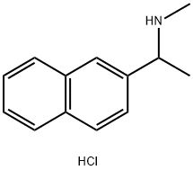 N-Methyl-1-(2-naphthyl)ethanamine hydrochloride Struktur