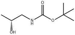 (R)-1-(BOC-氨基)-2-丙醇 结构式