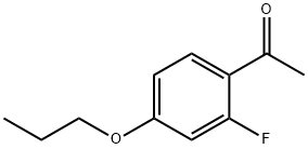 2'-FLUORO-4'-PROPOXYACETOPHENONE Structure