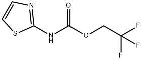 2,2,2-Trifluoroethyl N-(1,3-thiazol-2-yl)carbamate Struktur