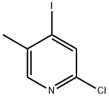 2-chloro-4-iodo-5-methylpyridine Structure
