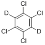 1,2,4,5-TETRACHLOROBENZENE-D2 Structure