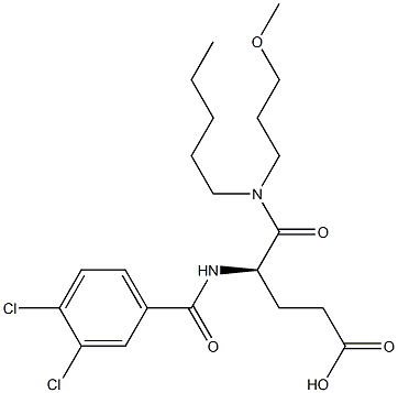 (R)-4-(3,4-ジクロロベンゾイルアミノ)-5-[(3-メトキシプロピル)ペンチルアミノ]-5-オキソペンタン酸 price.