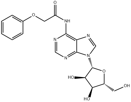N6-Phenoxyacetyladenosine Struktur