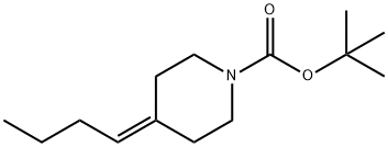 tert-Butyl 4-butylidenepiperidin-1-carboxylate, 1198287-32-9, 结构式