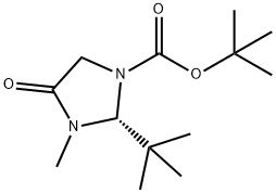 (R)-(+)-1-BOC-2-TERT-BUTYL-3-METHYL-4-IMIDAZOLIDINONE Structure