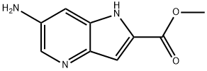 Methyl 6-amino-1H-pyrrolo[3,2-b]pyridine-2-carboxylate Struktur