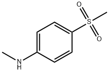 (4-METHANESULFONYL-PHENYL)-METHYL-AMINE Struktur