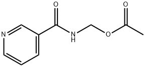 N-acetoxymethylnicotinamide Struktur