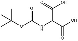 BOC-氨基丙二酸, 119881-02-6, 结构式