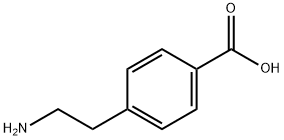 4-(2-AMINO-ETHYL)-BENZOIC ACID,1199-69-5,结构式