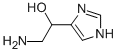 4(5)-(2-amino-1-hydroxyethyl)imidazole 化学構造式
