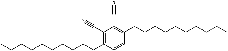 3,6-BIS(DECYL)PHTHALONITRILE Struktur