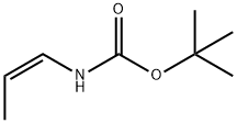 Carbamic acid, 1-propenyl-, 1,1-dimethylethyl ester, (Z)- (9CI) Struktur