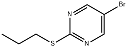 5-Bromo-2-(propylthio)pyrimidine Structure