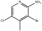 2-AMINO-3-BROMO-5-CHLORO-4-METHYLPYRIDINE,1199773-28-8,结构式