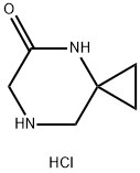 4,7-ジアザスピロ[2.5]オクタン-5-オン塩酸塩 化学構造式