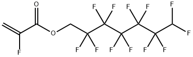 1H,1H,7H-PERFLUOROHEPTYL-2-FLUOROACRYLATE Structure