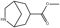 6-Azabicyclo[3.2.1]octane-3-carboxylic acid Methyl ester Structure