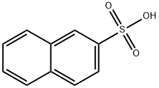 Naphthalene-2-sulfonic acid  Struktur