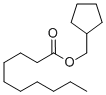 Cyclopentylmethyl decanoate Structure