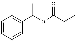 1-Phenylethyl propionate Structure