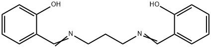 N,N'-ビス(サリチリデン)-1,3-プロパンジアミン 化学構造式