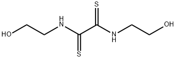 N,N'-BIS(2-HYDROXYETHYL)DITHIOOXAMIDE 结构式