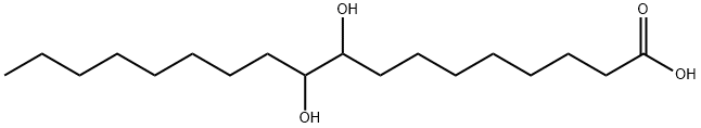 9,10-DIHYDROXYSTEARIC ACID Structure